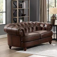 Newport Roll Arm Upholstered Loveseat