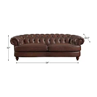 Newport Roll Arm Upholstered Sofa