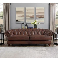 Newport Roll Arm Upholstered Sofa