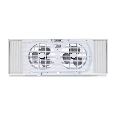 Black+Decker 9 " Dual Window Fans