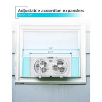 Black+Decker 9 " Dual Window Fans