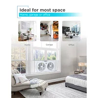 Black+Decker 9 " Dual Window Fans