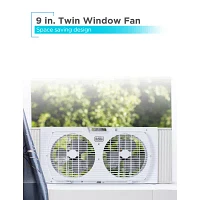 Black+Decker 9 " Dual Window Fans