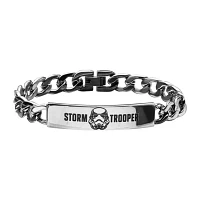 Star Wars® Mens Stainless Steel Stormtrooper ID Bracelet