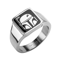 Star Wars® Stainless Steel Boba Fett Helmet Ring