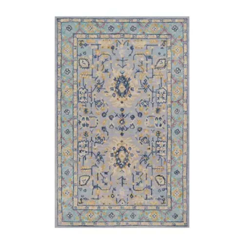 Momeni Tangier 30 Bordered Hand Tufted Indoor Rectangular Accent Rug