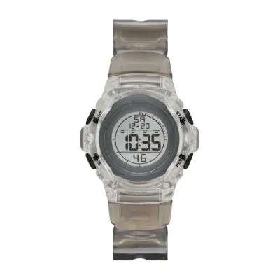 Mens Digital Clear Strap Watch Fmdjo176