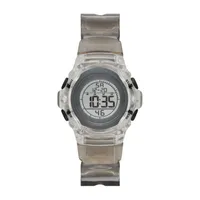 Mens Digital Clear Strap Watch Fmdjo176