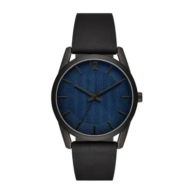 Mens Black Strap Watch Fmdjo178