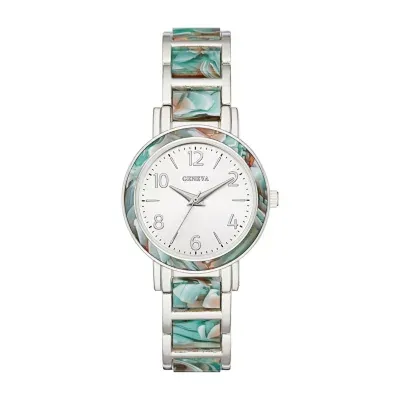 Geneva Womens Crystal Accent Multicolor Bracelet Watch Fmdjm211