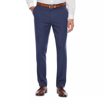 Van Heusen Traveler Slim Fit Mens Flat Front Pant