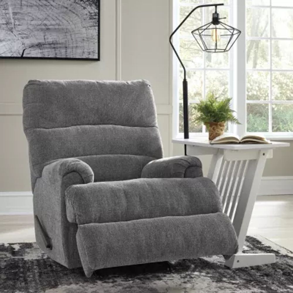 Signature Design by Ashley® Man Fort Pad-Arm Recliner