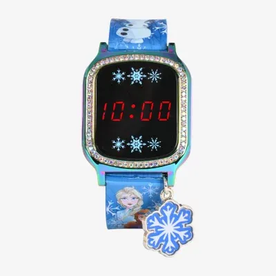 Disney Frozen Girls Digital Multicolor Strap Watch Fzn4691jc