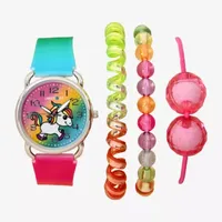 Limited Too Girls Multicolor 4-pc. Watch Boxed Set Lmt20016jc21