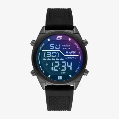 Skechers Mens Chronograph Black Strap Watch Sr5142