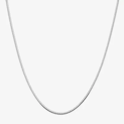 Silver Reflections Sterling Silver 18 Inch Necklace