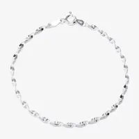 Silver Treasures Sterling Silver Chain Bracelet