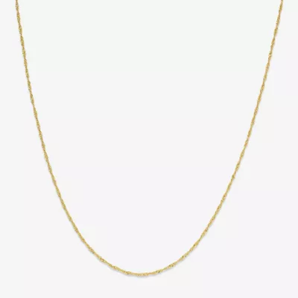 Silver Reflections Womens 24 Inch Chain Necklace