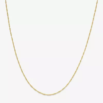 Silver Reflections Womens 24 Inch Name Necklace