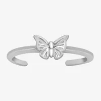 Itsy Bitsy Butterfly Sterling Silver Toe Ring