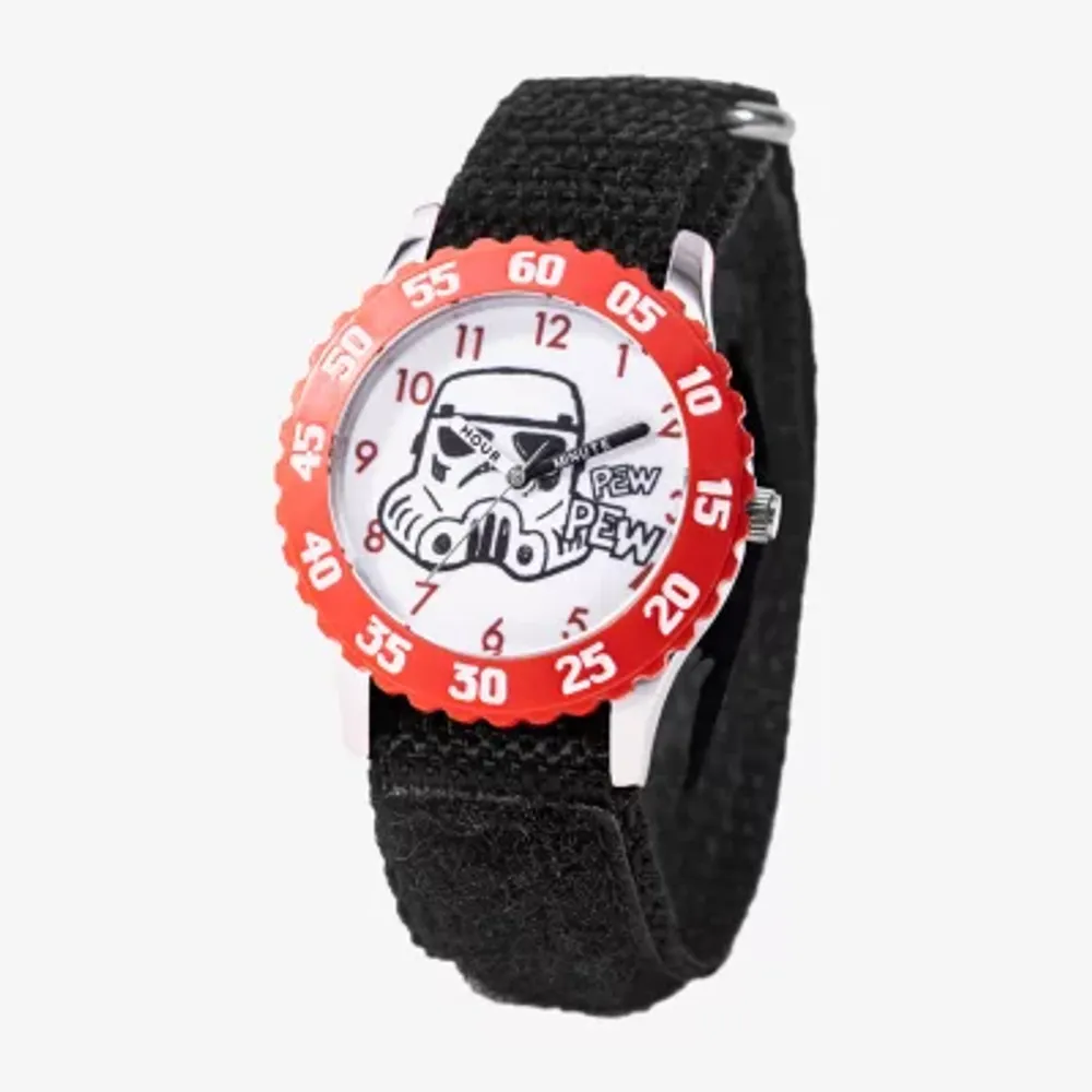 Disney Star Wars Boys Black Strap Watch Wds001080