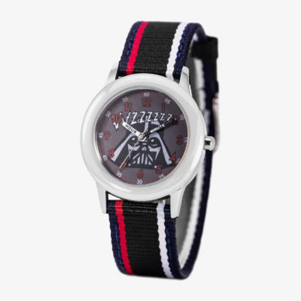 Disney Star Wars Boys Black Strap Watch Wds001082