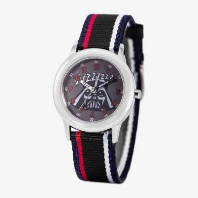 Disney Star Wars Boys Black Strap Watch Wds001082