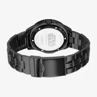 Disney Star Wars Mens Black Stainless Steel Bracelet Watch Wds001118