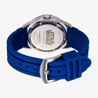 Disney Star Wars Mens Blue Strap Watch Wds001108