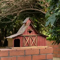 Glitzhome 20.75in Extra-Large Barn Bird Houses