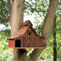 Glitzhome 20.75in Extra-Large Barn Bird Houses