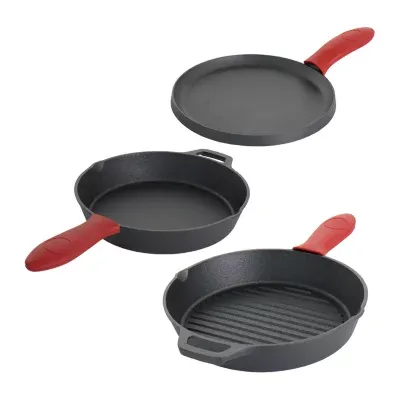 MegaChef Cast Iron 6-pc Cookware Set