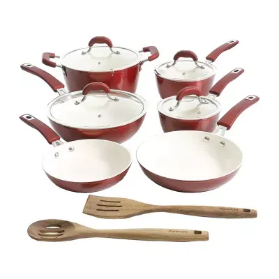 Oster 12-pc. Aluminum Dishwasher Safe Cookware Set