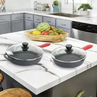 MegaChef 6-pc. Cast Iron Non-Stick Cookware Set