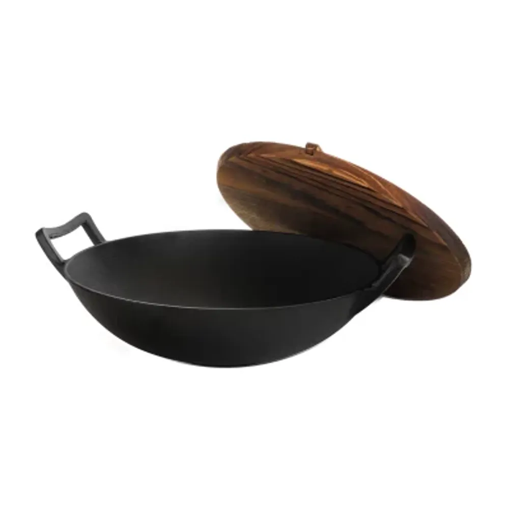 MegaChef 10 inch and 8 inch Cast Iron Fry Pan Set