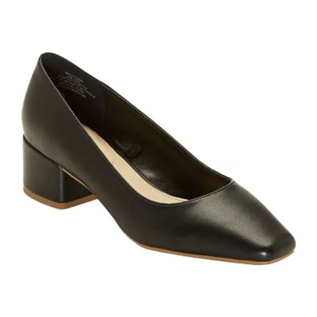 Worthington Womens Zool Pointed Toe Block Heel Pumps - JCPenney