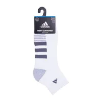 adidas Cushioned 3 Pair Quarter Ankle Socks Mens