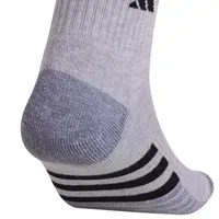 adidas Cushioned 3 Pair Quarter Ankle Socks Mens