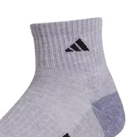 adidas Cushioned 3 Pair Quarter Ankle Socks Mens