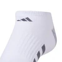 adidas Cushioned 3 Pair No Show Socks Mens