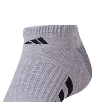 adidas Cushioned 3 Pair No Show Socks Mens