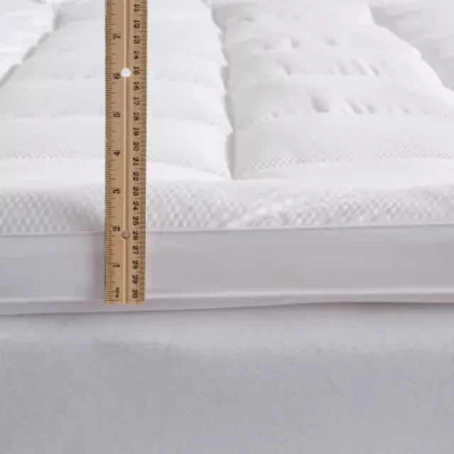 Ella Jayne Big & Soft Mattress Pad, Queen, White