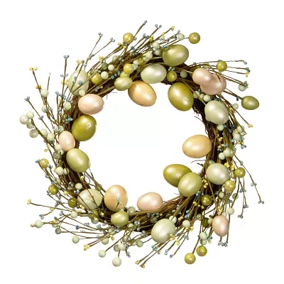 National Tree Co. 20 Easter Eggs Wreath