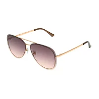 Sofia Vergara X Foster Grant Rose Gold Aviator Womens UV Protection Aviator Sunglasses