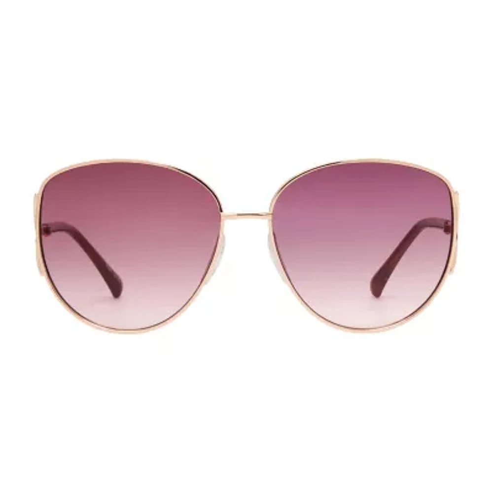 Sofia Vergara X Foster Grant Metal Rose With Venting Womens UV Protection Oval Sunglasses