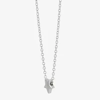 Womens Sterling Silver Star Pendant Necklaces
