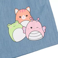 Little & Big Girls Squishmallows Denim Short
