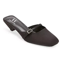 Worthington Womens Rochel Square Toe Mules