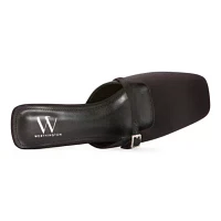 Worthington Womens Rochel Square Toe Mules