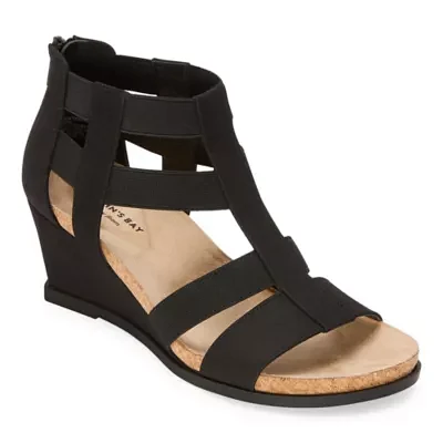 St. John's Bay Womens Tidewell Wedge Sandals